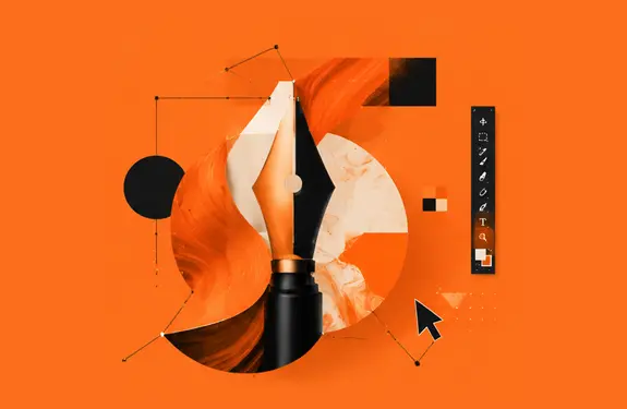 Adobe Illustrator Training Course Philippines hero section design with vector graphics, creative design elements, illustration tools, and digital art visuals.