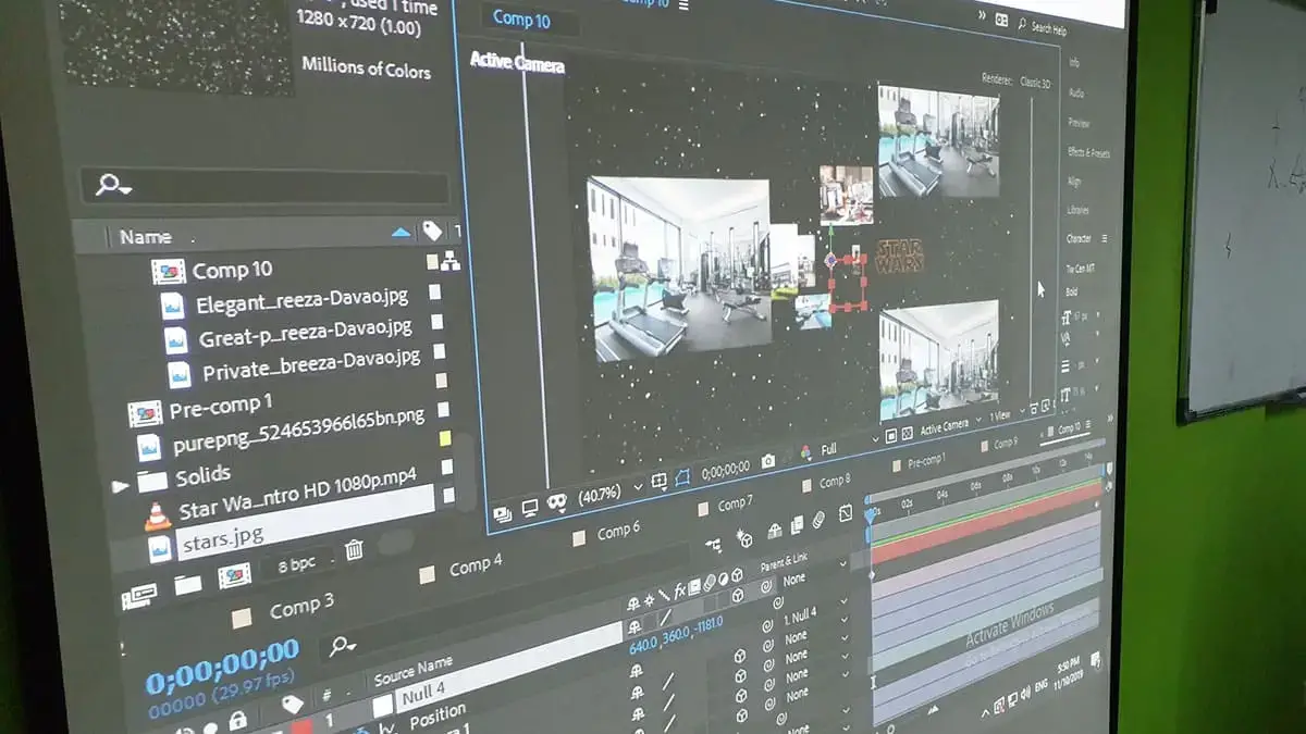 adobe after effects video editing training philippines