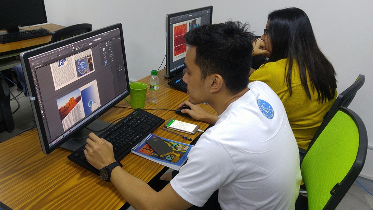 tesda nc2 adobe indesign corel draw visual graphic design nc iii courses training philippines