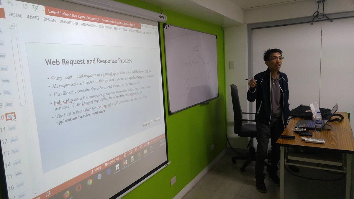 php laravel github web development training philippines